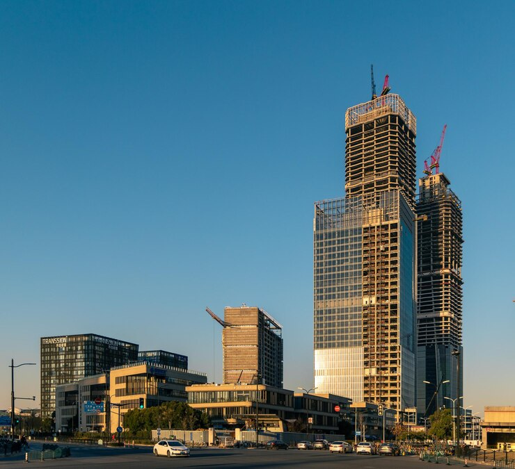 Modern commercial office building